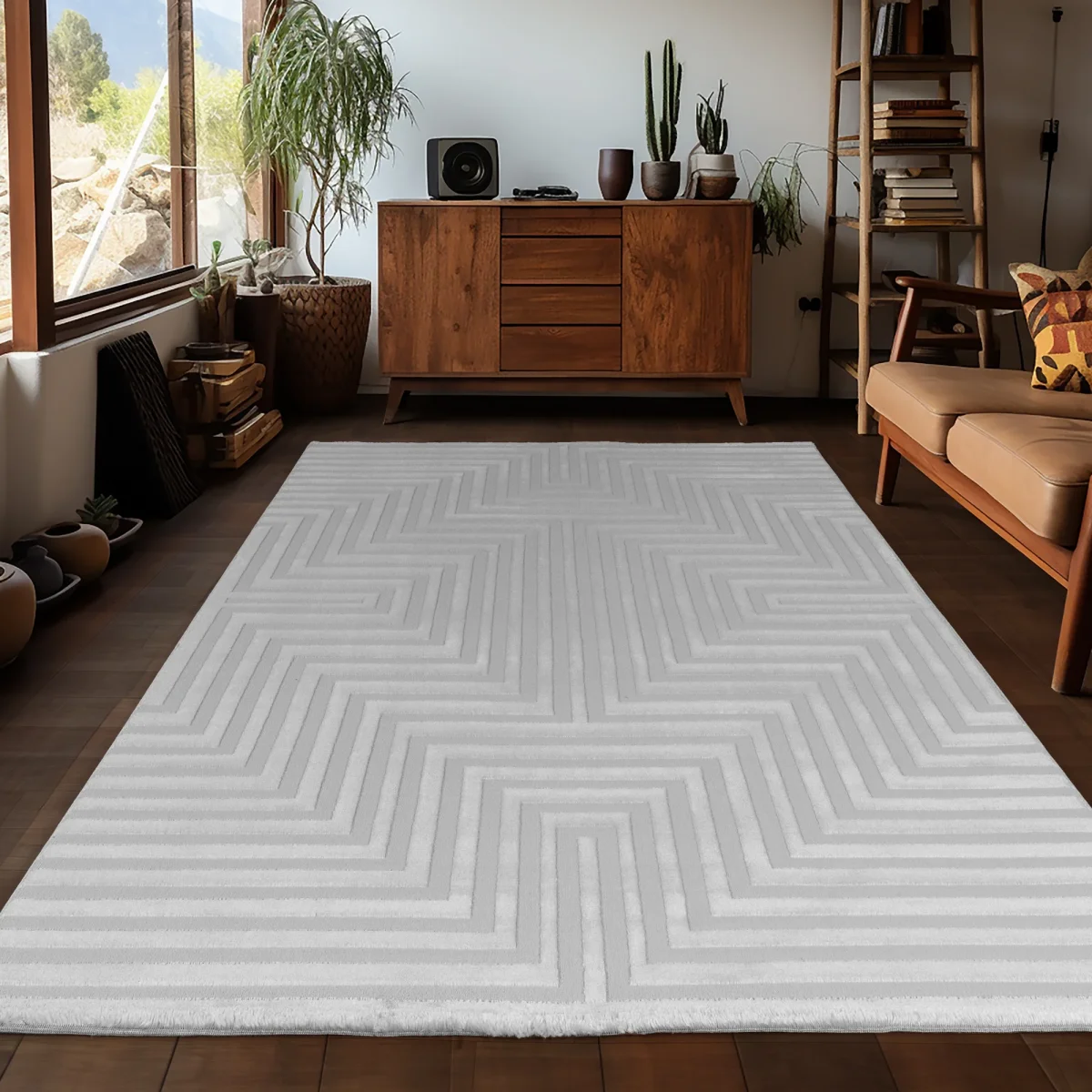 Vloerkleed SAHARA 1111 silver - Afbeelding 2